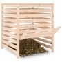 Voir la diapositive 4 : VIDAXL Composteur 82,5x82,5x99,5 cm Bois massif de pin
