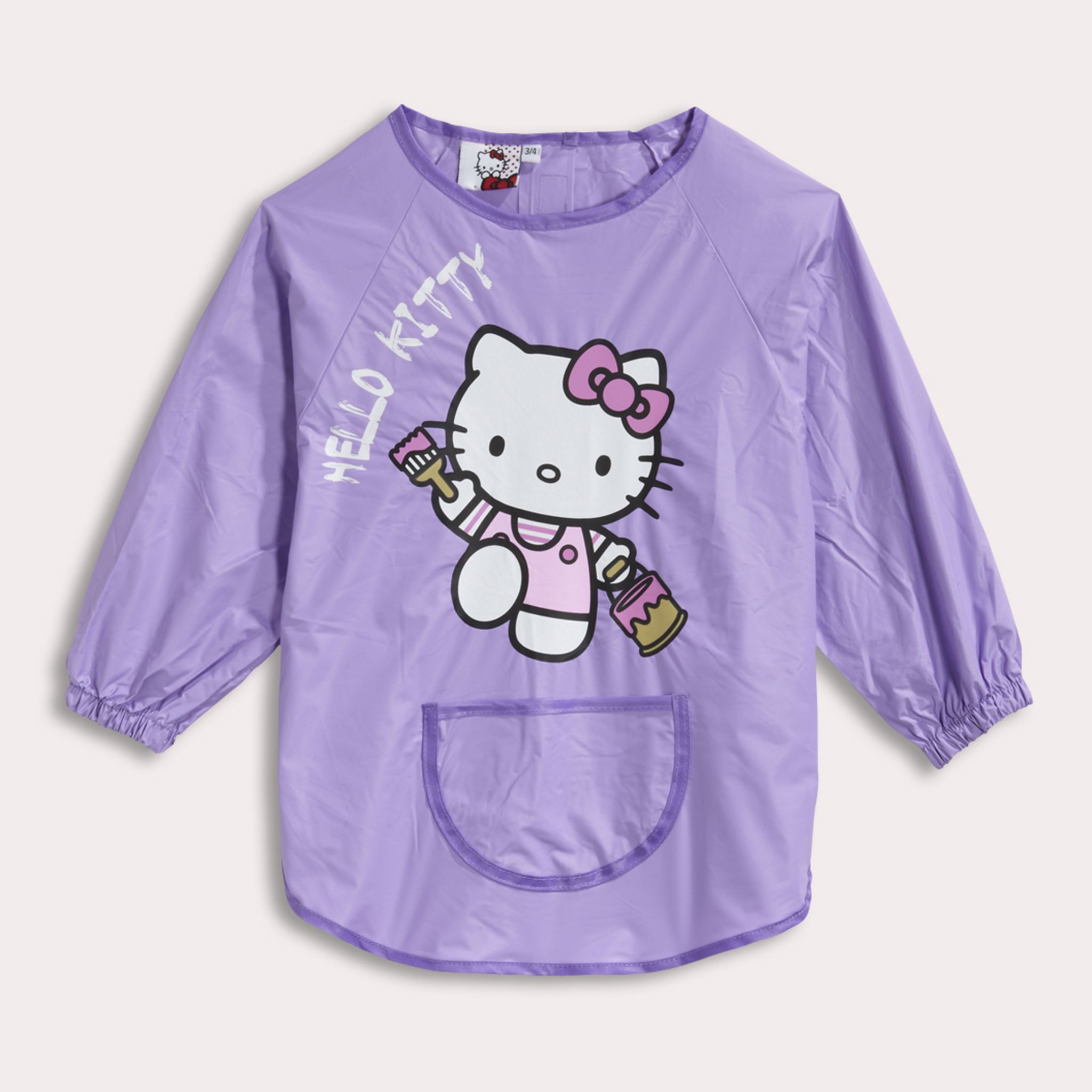 Tablier De Cuisine Hello Kitty Noir - Tissu Coton 240 G/m², Taille Ajustable, Officiel