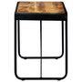 Voir la diapositive 4 : VIDAXL Table a manger 118x60x76 cm Bois de manguier massif brut