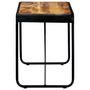 Voir la diapositive 4 : VIDAXL Table a manger 118x60x76 cm Bois de manguier massif brut