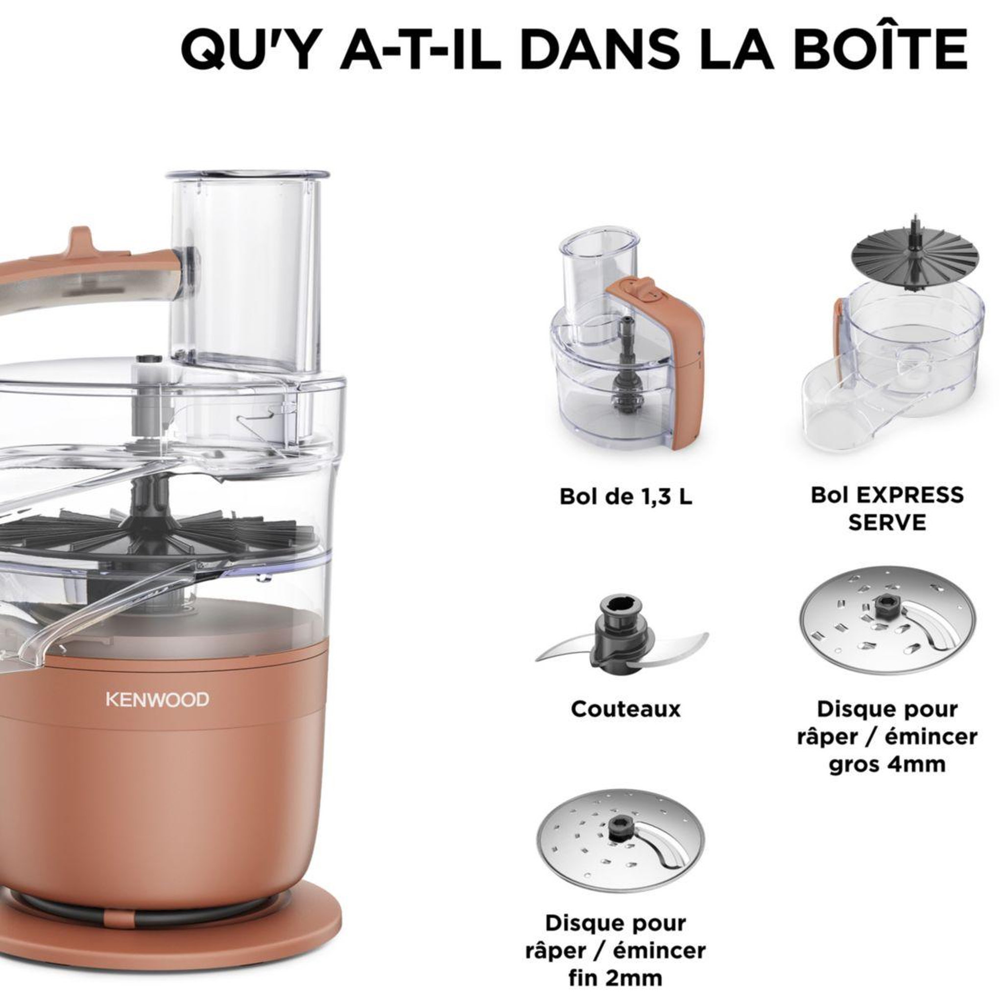 Voir la diapositive 4 : KENWOOD Robot multifonction multipro go fdp23.140rd