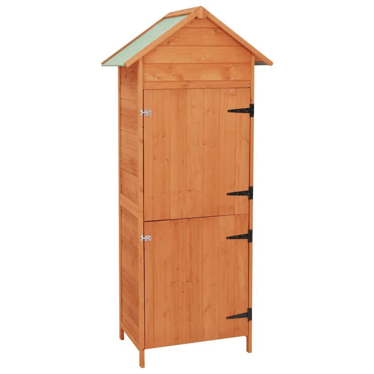 VIDAXL Armoire de rangement de jardin Marron 42,5x64x190 cm