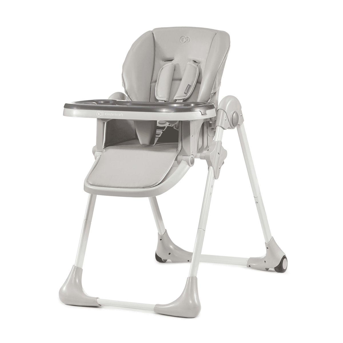 KINDERKRAFT Chaise haute bebe reglable pliante plateau amovib