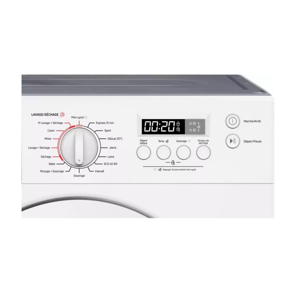 Fagor Lave-linge séchant intégrable 8/6kg 1400 tours/min - FLSI8614BW