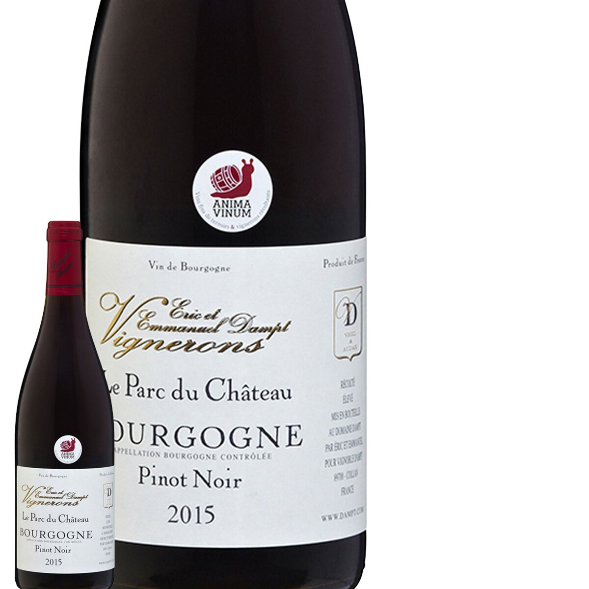 Le Parc du Château Vignobles Dampt Bourgogne Pinot Noir 2015