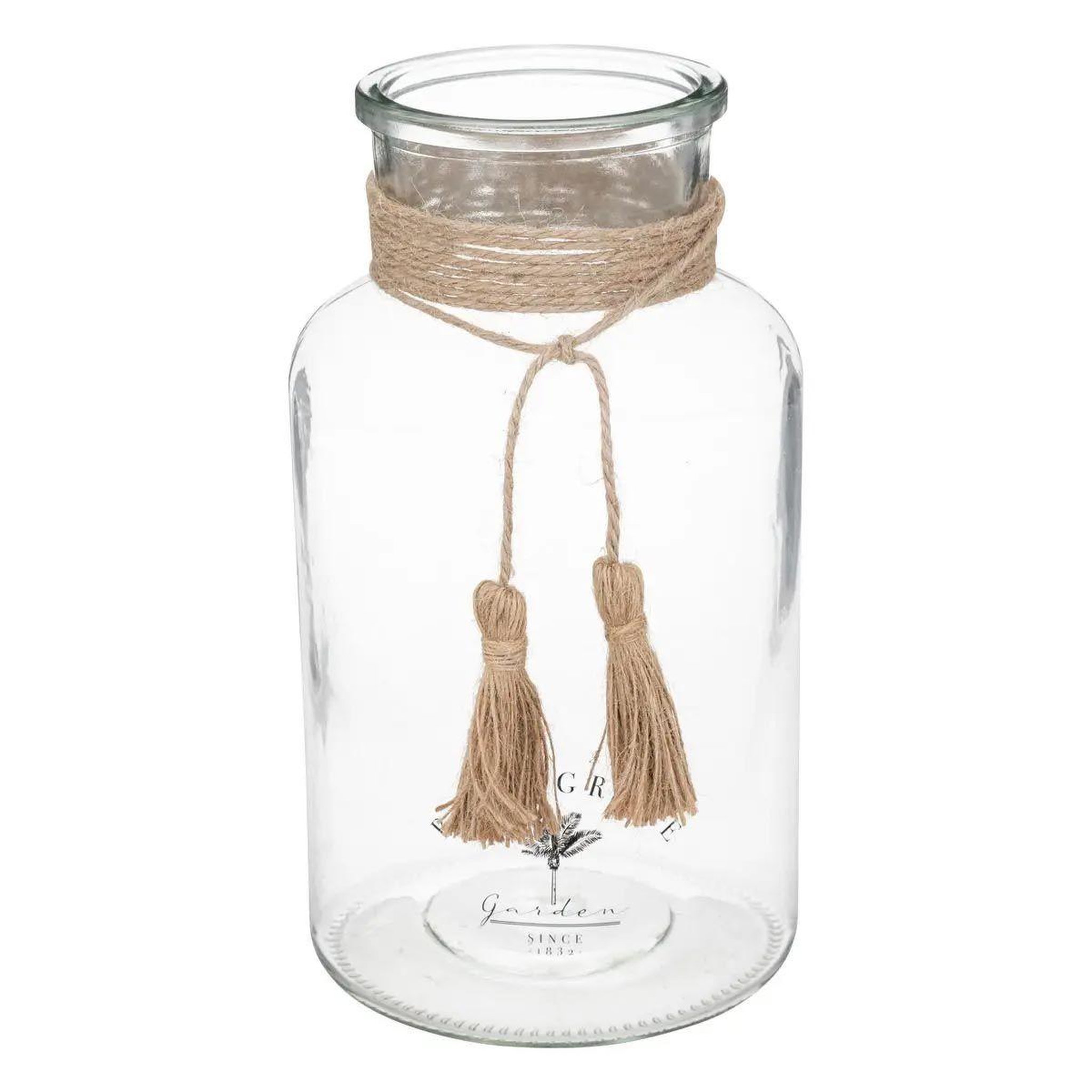 Voir la diapositive 1 : ATMOSPHERA Vase Bocal en Verre Déco  Bota  26cm Transparent