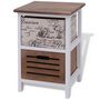 Voir la diapositive 2 : VIDAXL Table de chevet Bois