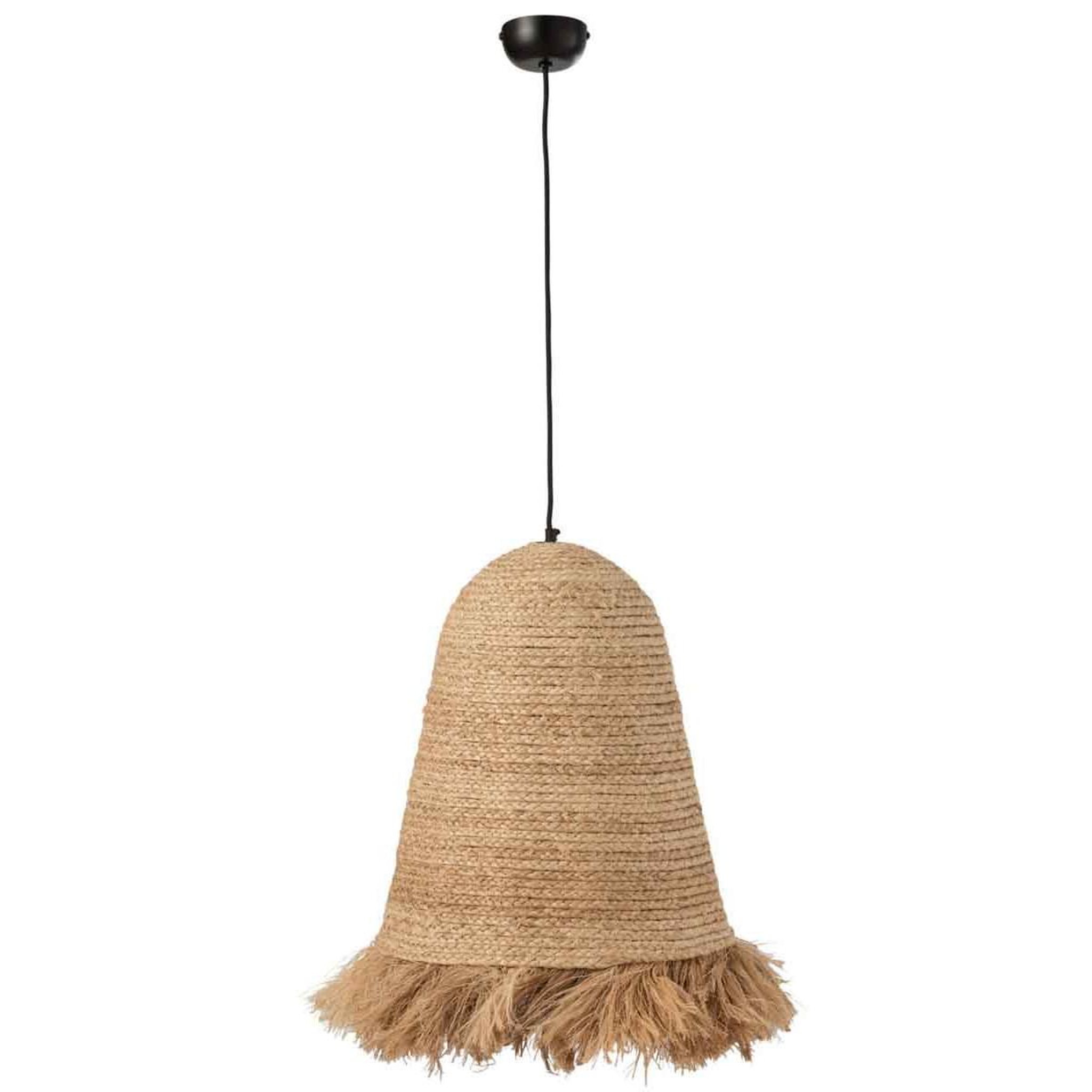 J-LINE Lampe suspension design  ozie  50cm naturel