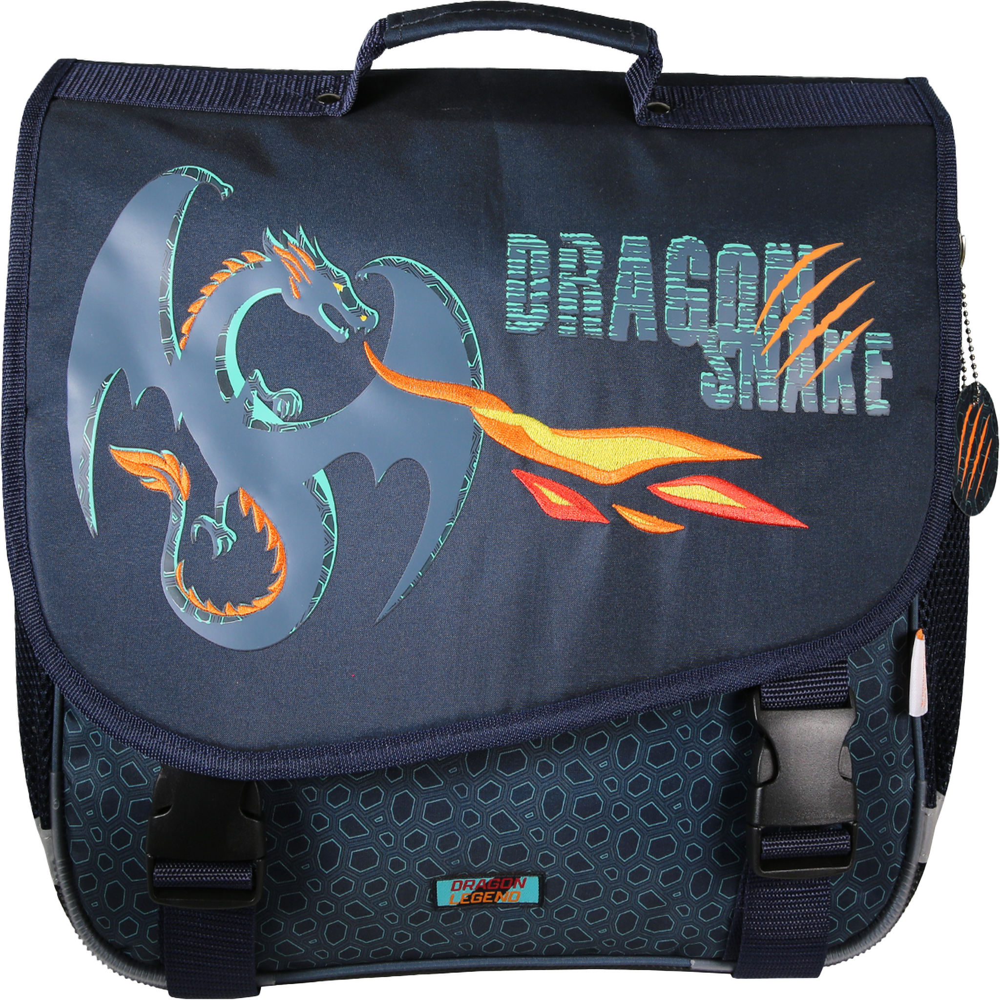 Bagtrotter KIP - Cartable scolaire 38 cm Dragon Legend - Bleu - 2 Compartiments