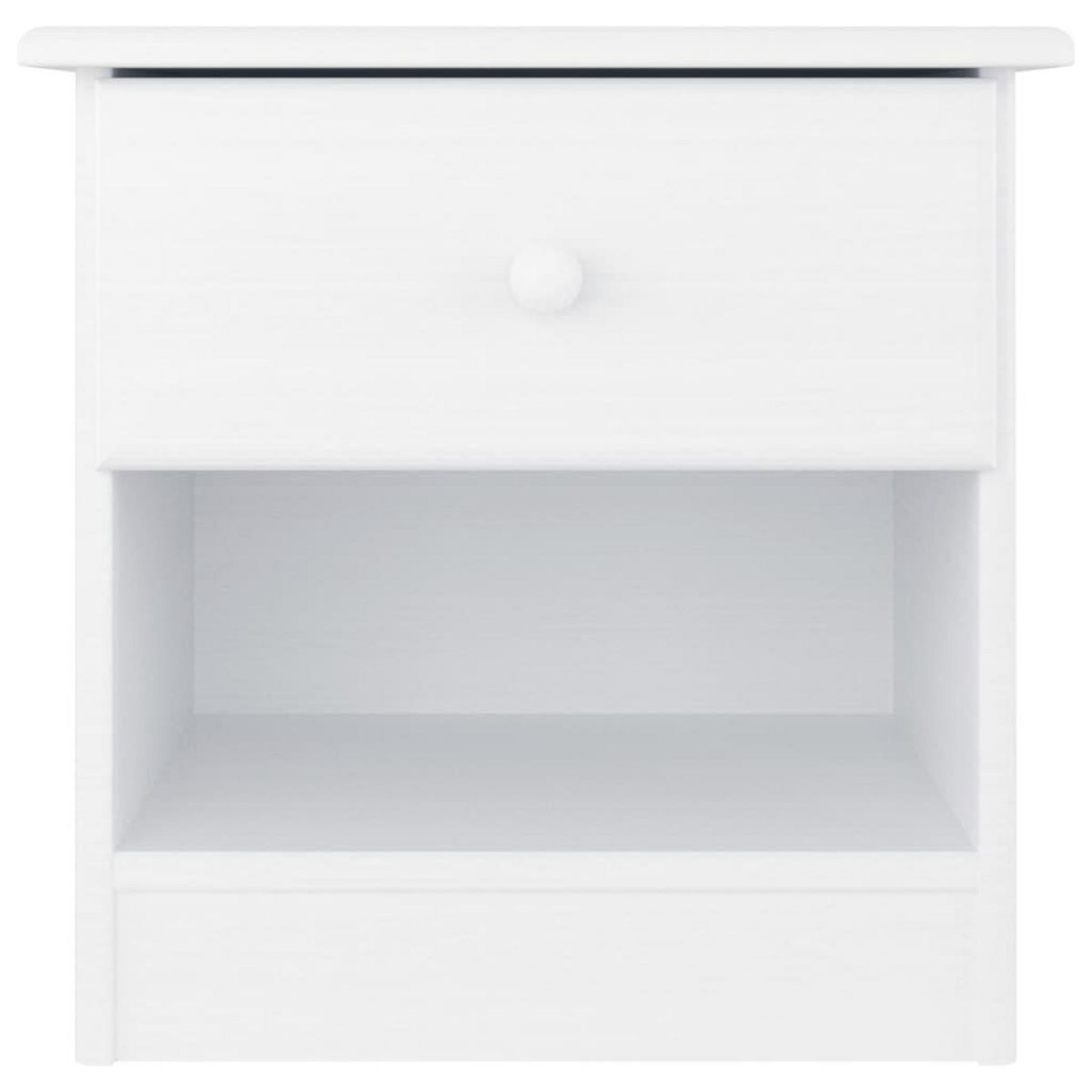 VIDAXL Table de chevet ALTA blanc 41x35x41 cm bois de pin massif