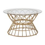 Paris Prix Table Basse en Verre  Panama  75cm Naturel