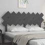 Voir la diapositive 3 : VIDAXL Tete de lit Gris 159,5x3x80,5 cm Bois massif de pin
