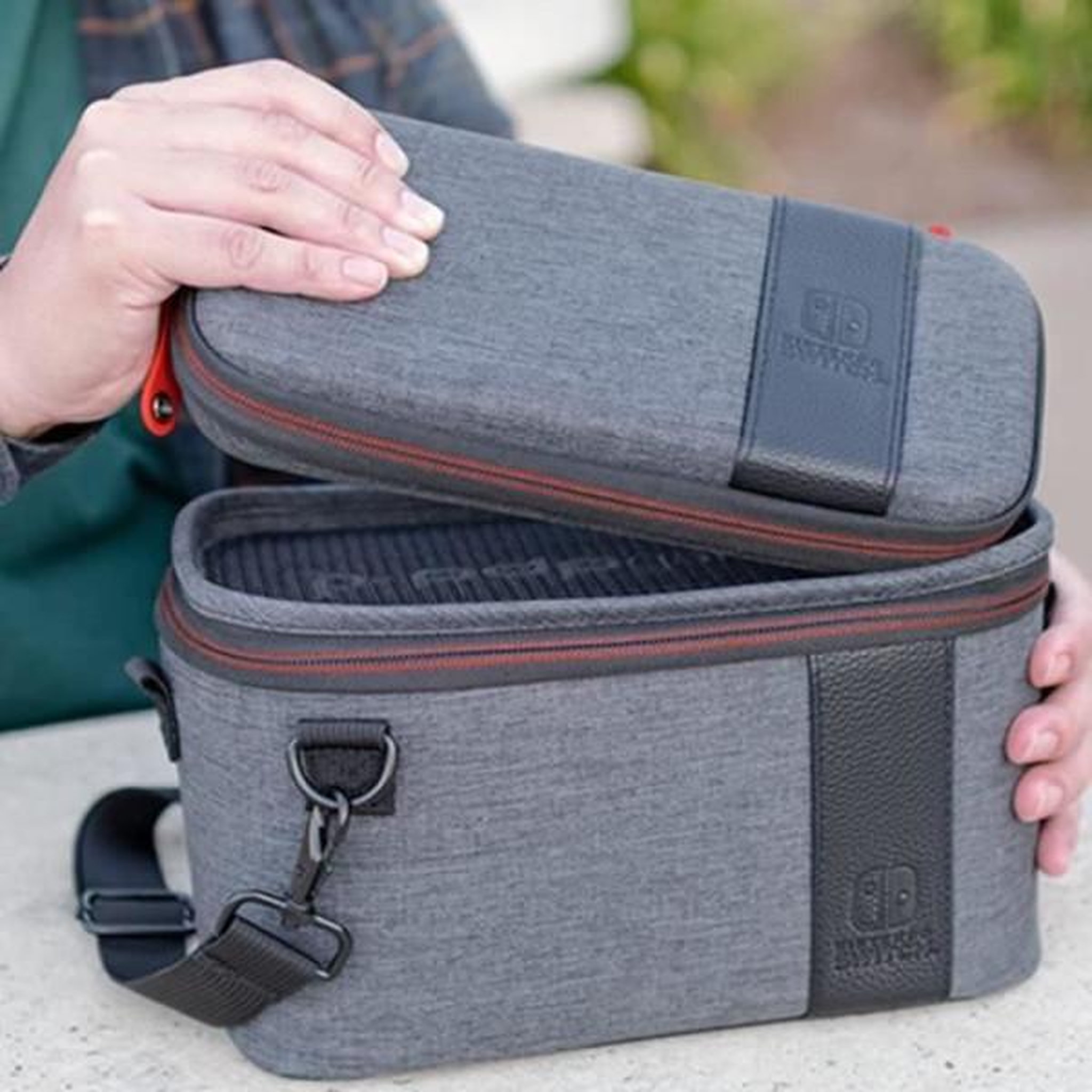 PDP Sacoche de voyage - pdp - elite pull n go - nintendo switch - gris