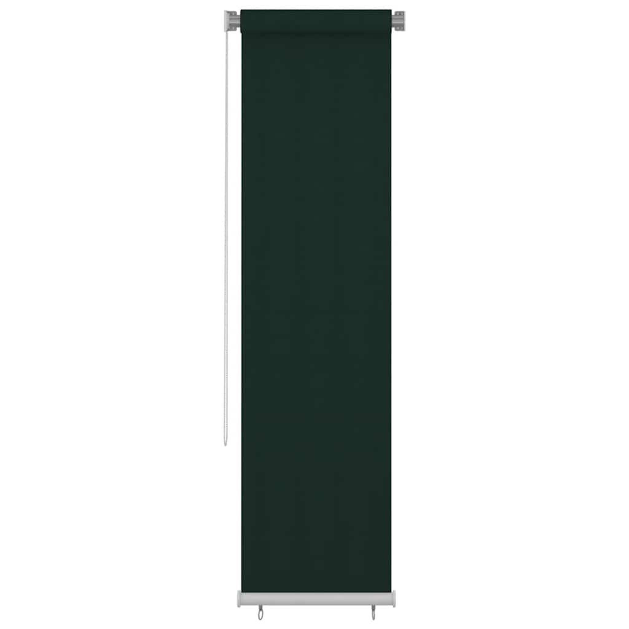 VIDAXL Store roulant d'exterieur 65 (l) x 230 (h) cm hdpe vert fonce