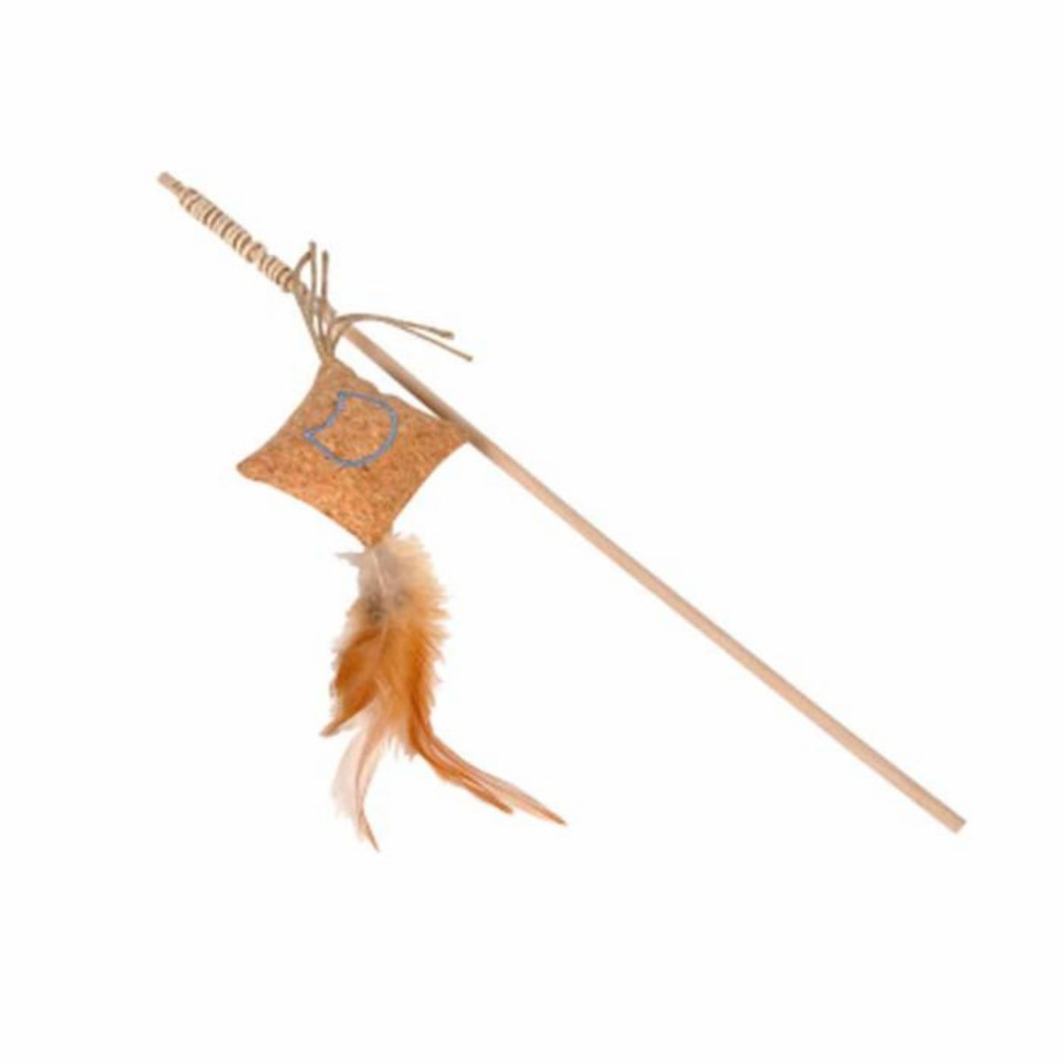 Paris Prix Jouet pour Chat  Canne à Pêche  25cm Naturel