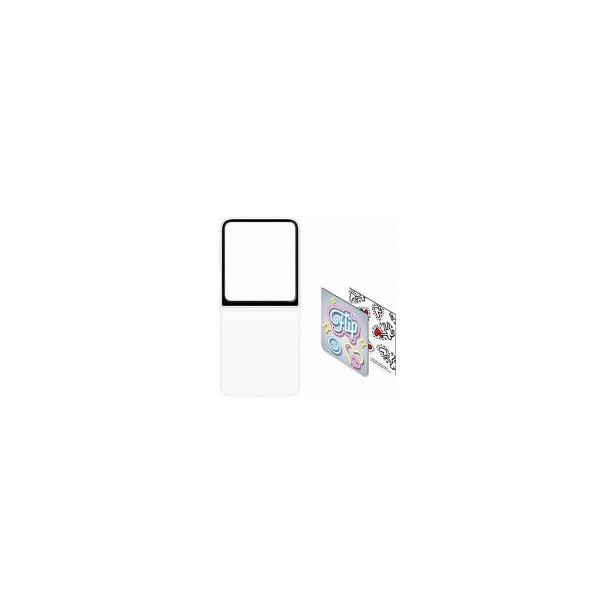 Voir la diapositive 6 : Samsung Coque et étui téléphone mobile Samsung Coque personnalisable Keith Harring Galaxy Z Flip 6 Blanc
