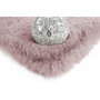 Voir la diapositive 3 : Paris Prix Tapis Tufté à la Main à Poils Longs  Rabbit  Rose