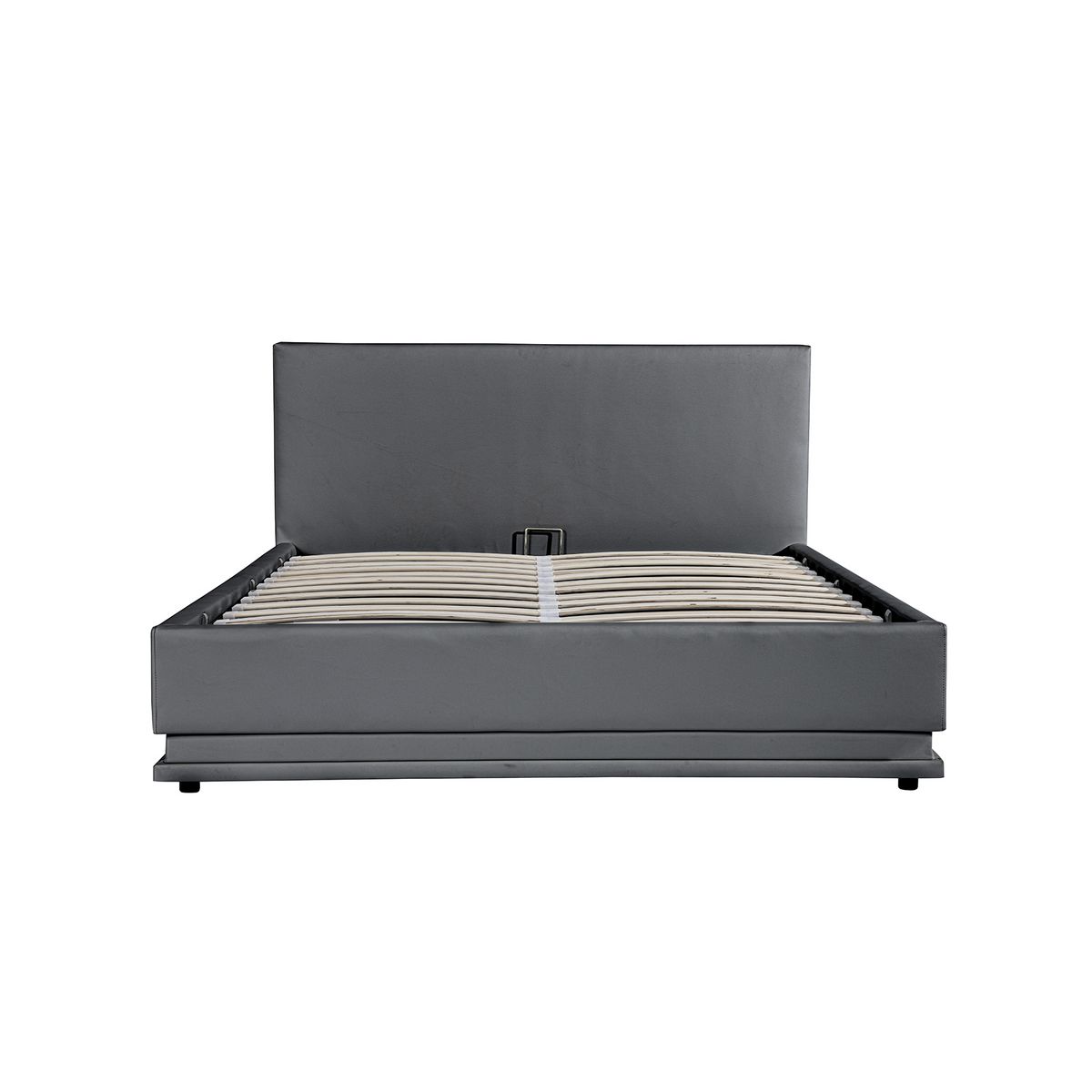 Lit coffre 140x190cm avec contour lit LED + sommier à lattes inclus GALAXY