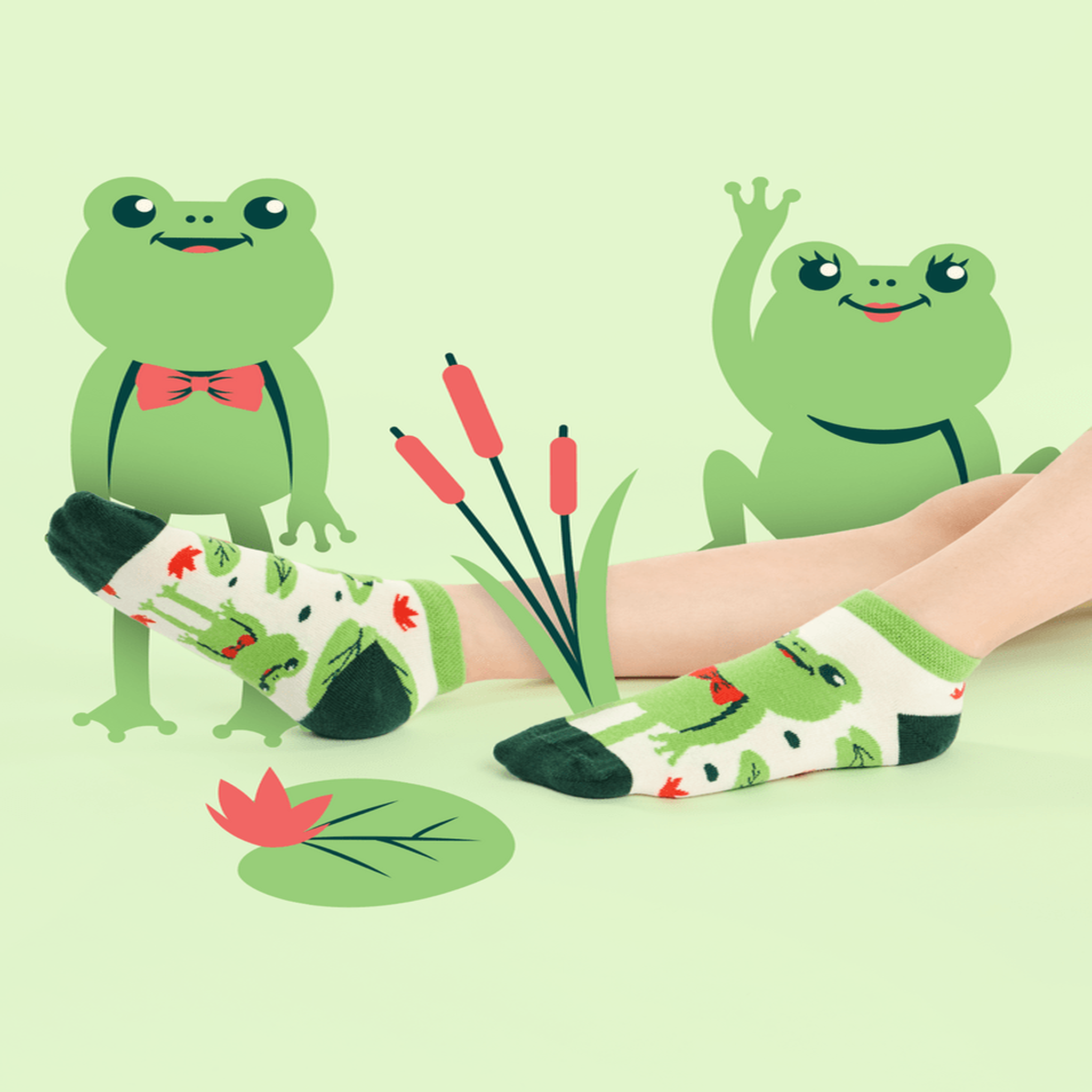 Voir la diapositive 4 : DEDOLES Socquettes enfants petite grenouille