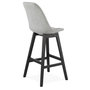 Voir la diapositive 4 : Paris Prix Tabouret de Bar Design  Xenu  114cm Gris & Noir