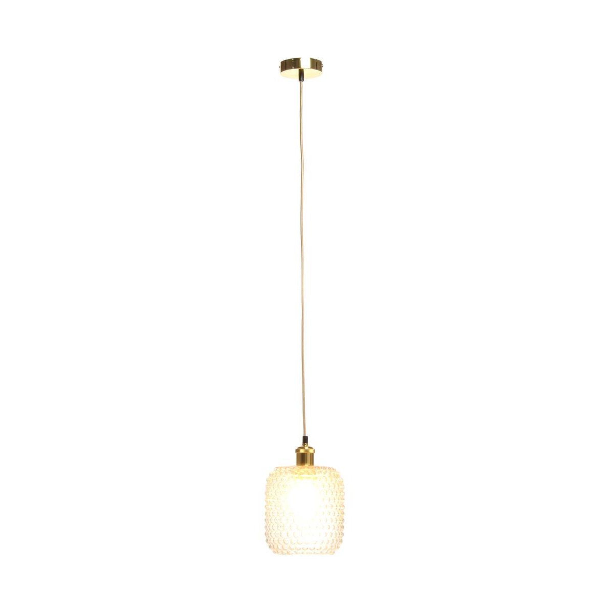 Voir la diapositive 4 : Paris Prix Lampe suspension en verre  irène  27cm transparent