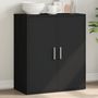 Voir la diapositive 1 : VIDAXL Buffet noir 60x31x70 cm bois d ingénierie