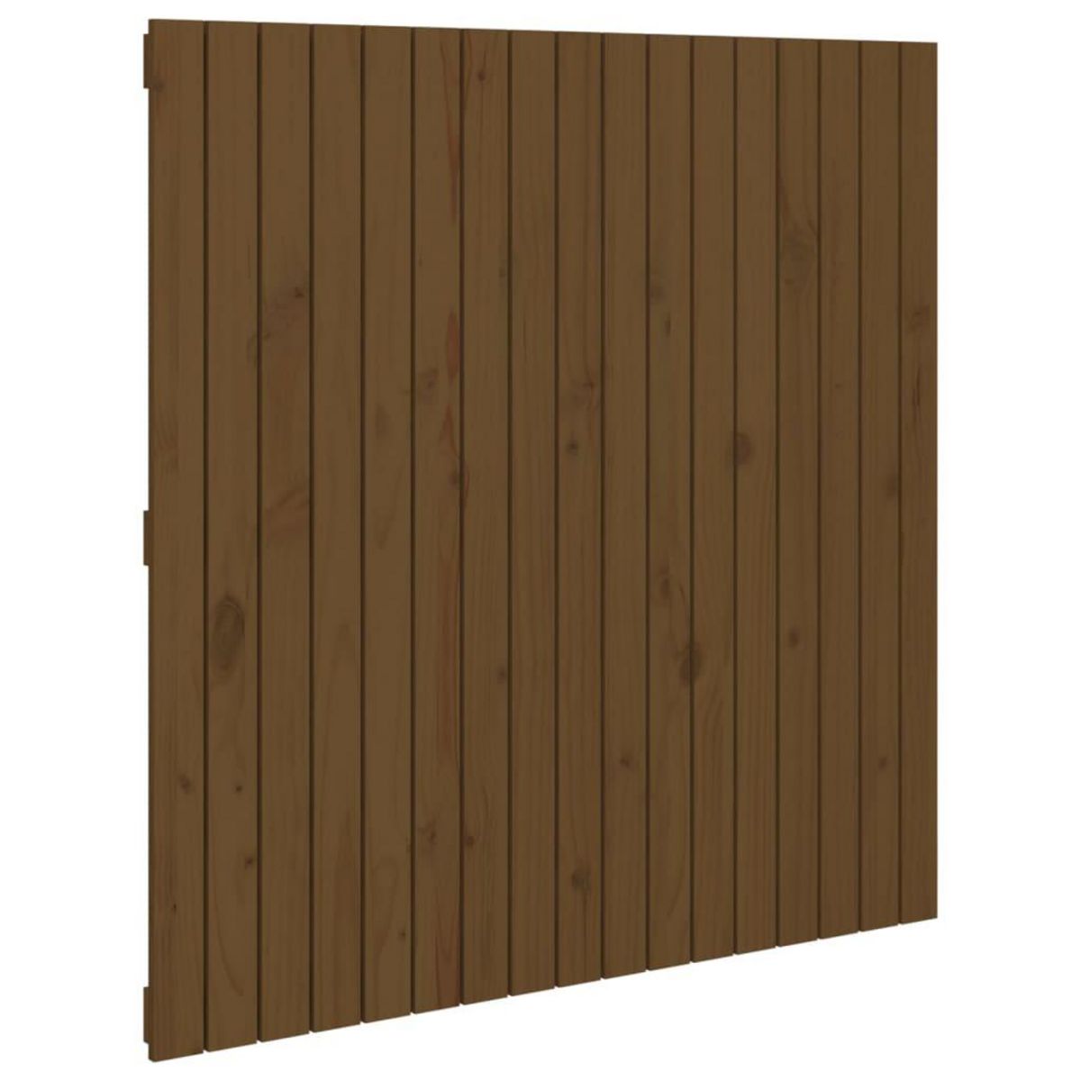 VIDAXL Tete de lit murale Marron miel 108x3x110 cm Bois massif de pin