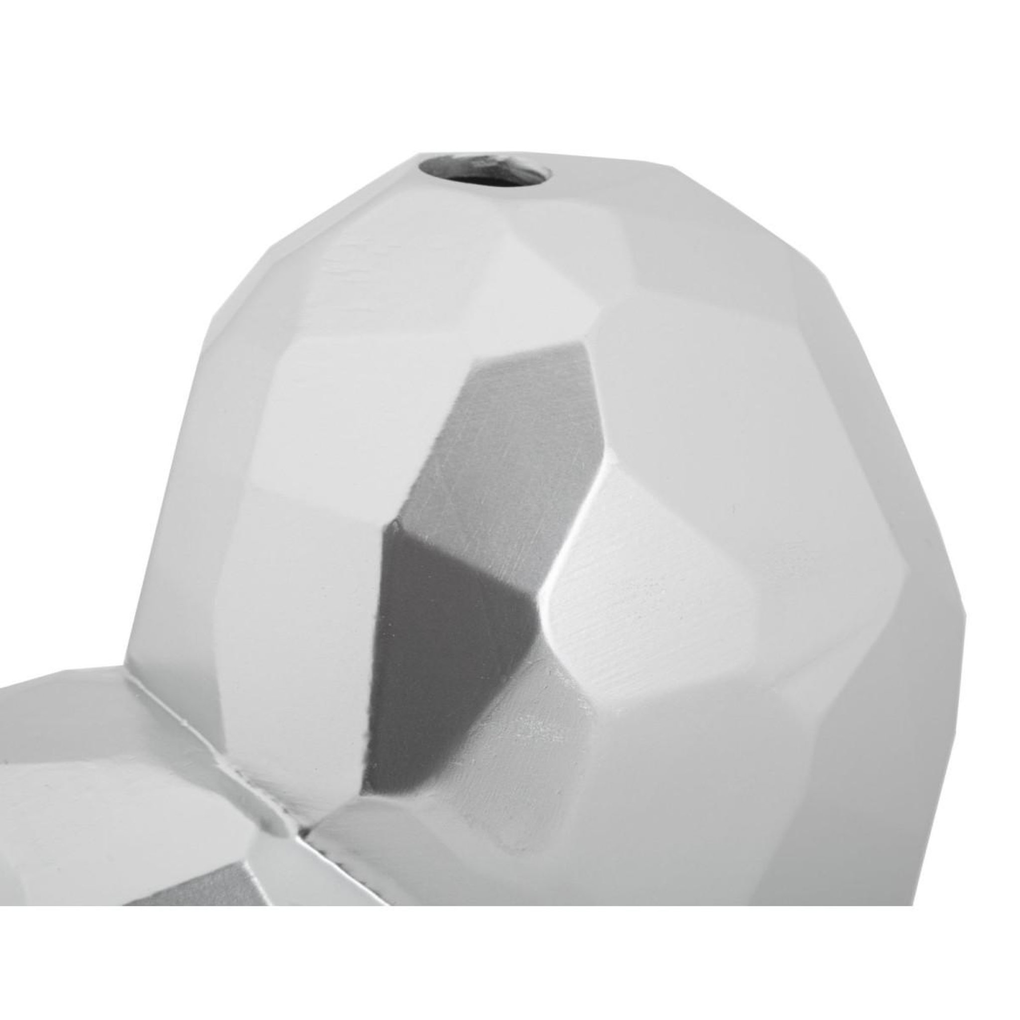 Voir la diapositive 4 : Paris Prix Vase design en résine  heart  19cm argent