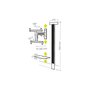 Voir la diapositive 5 : Erard Support mural TV EXOSTAND 400