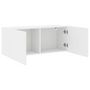 Voir la diapositive 5 : VIDAXL Meuble TV mural blanc 100x30x41 cm