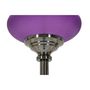 Voir la diapositive 5 : Paris Prix Lampadaire en Verre  Milva One  167cm Violet & Or