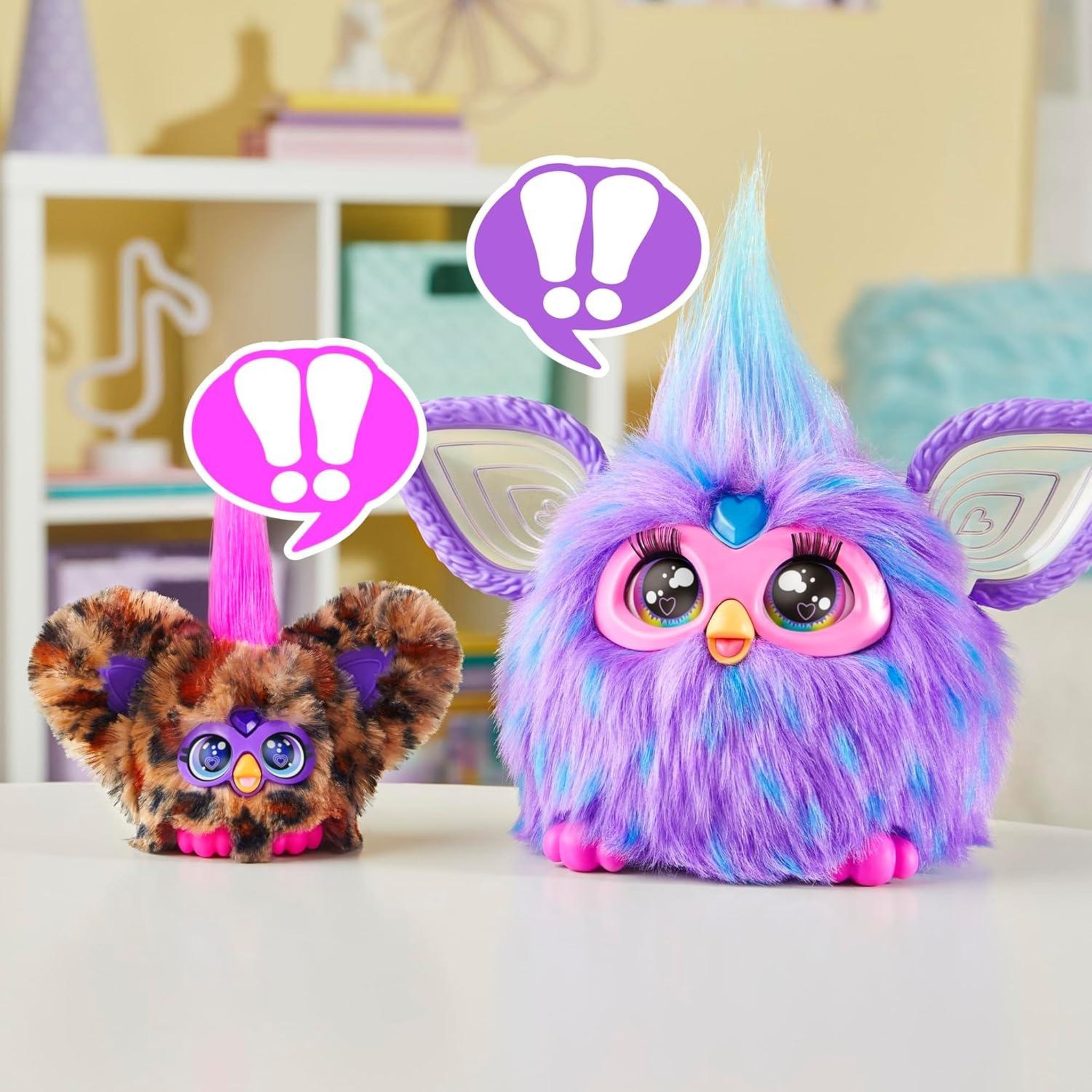 Voir la diapositive 4 : HASBRO Peluche interactive Hasbro Furby Furblets Chee-Chee marron