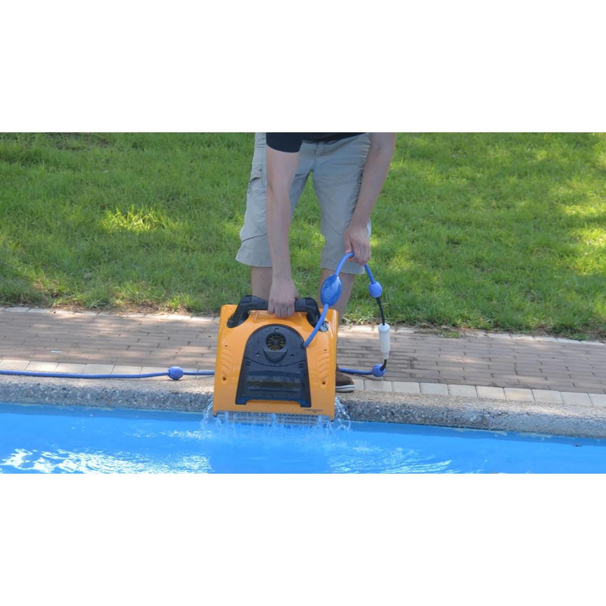 Voir la diapositive 4 : Dolphin Robot electrique de piscine professionnel 15m - WAVE 20
