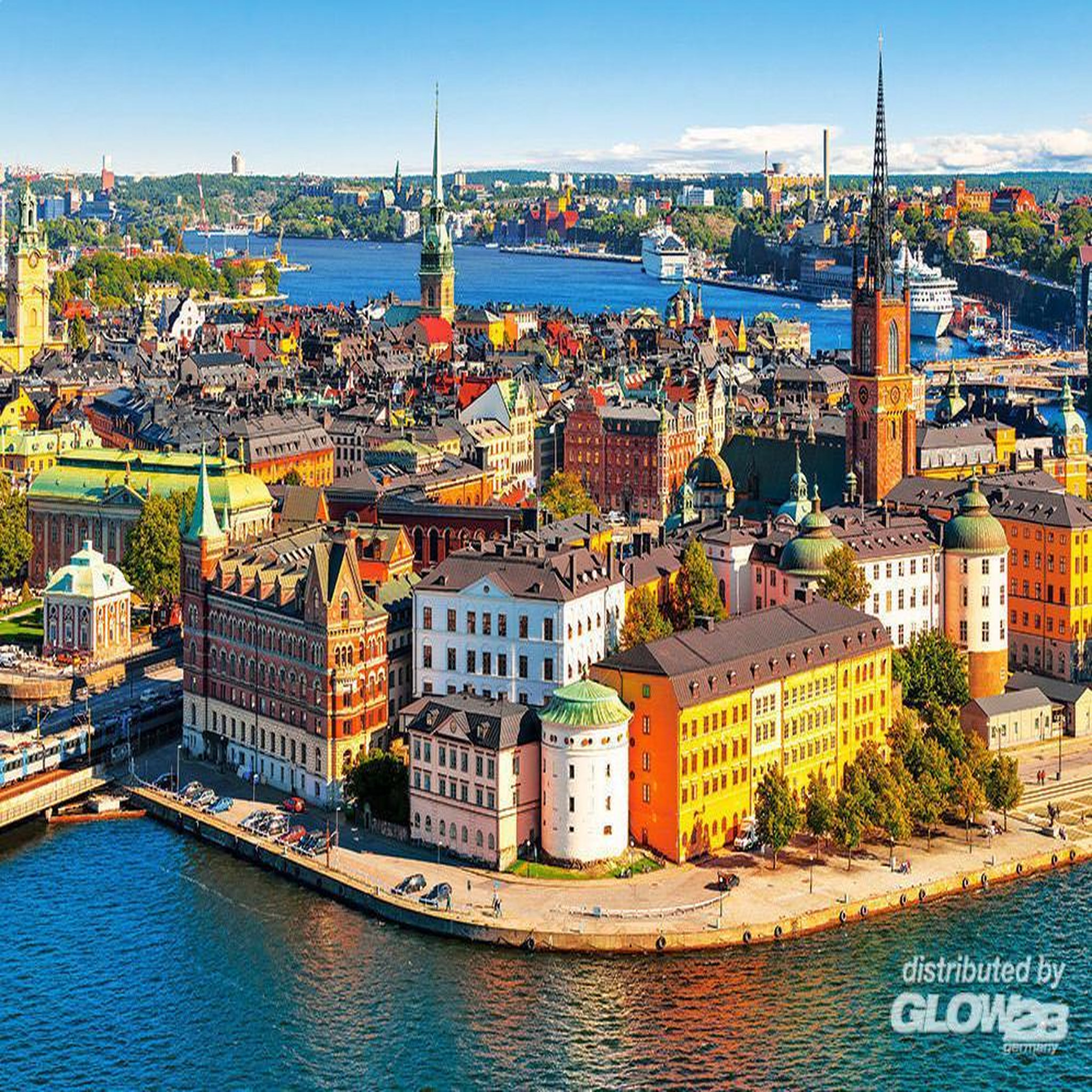 Voir la diapositive 4 : Castorland Puzzle 500 pièces : La vieille ville de Stockholm, Suède