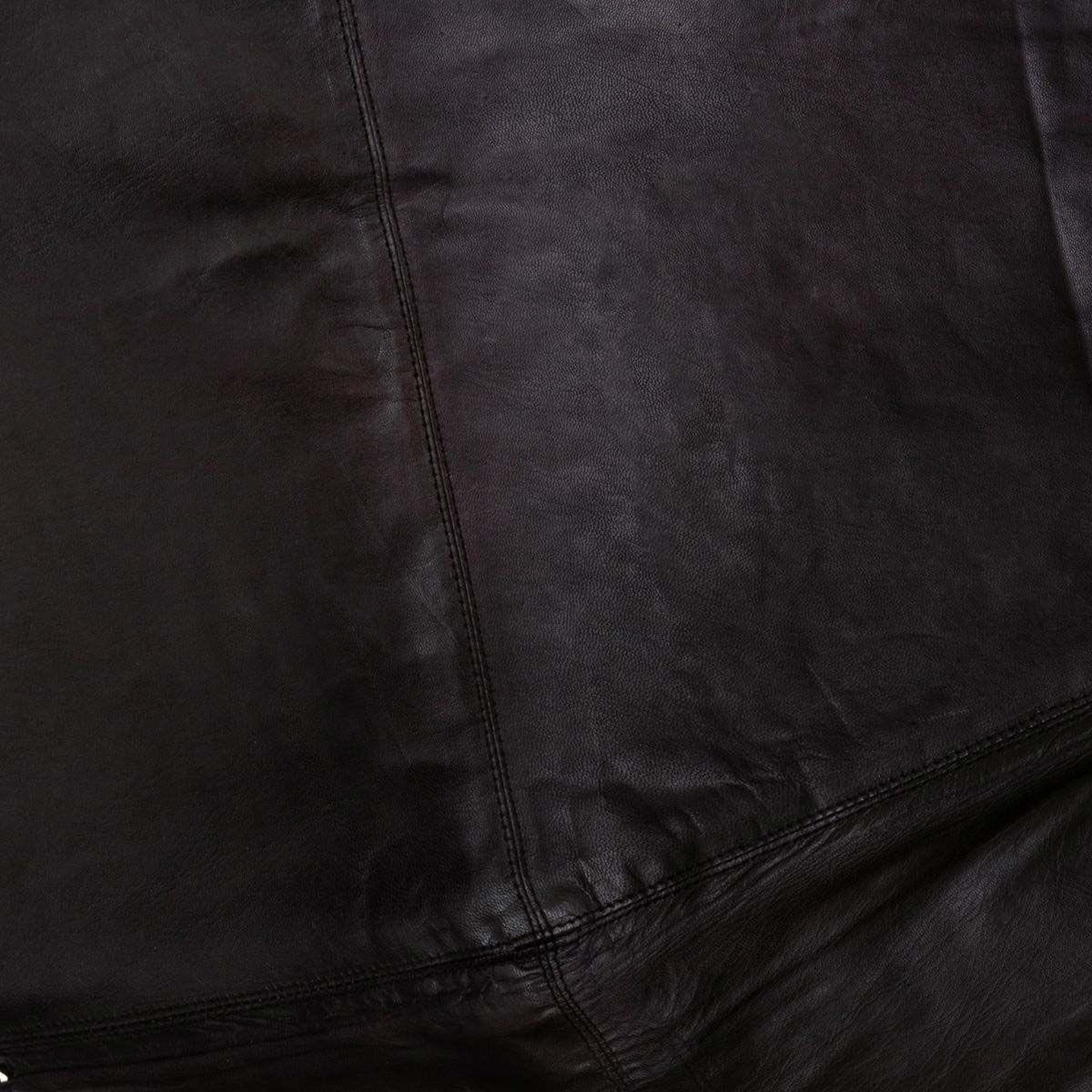 Voir la diapositive 4 : ATMOSPHERA Housse de chaise en cuir  dario  92cm noir