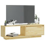 Voir la diapositive 3 : VIDAXL Meuble TV 110x30x33,5 cm Bois de pin massif