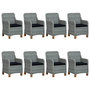 Voir la diapositive 2 : VIDAXL Ensemble a manger d'exterieur et coussins 9 pcs resine tressee