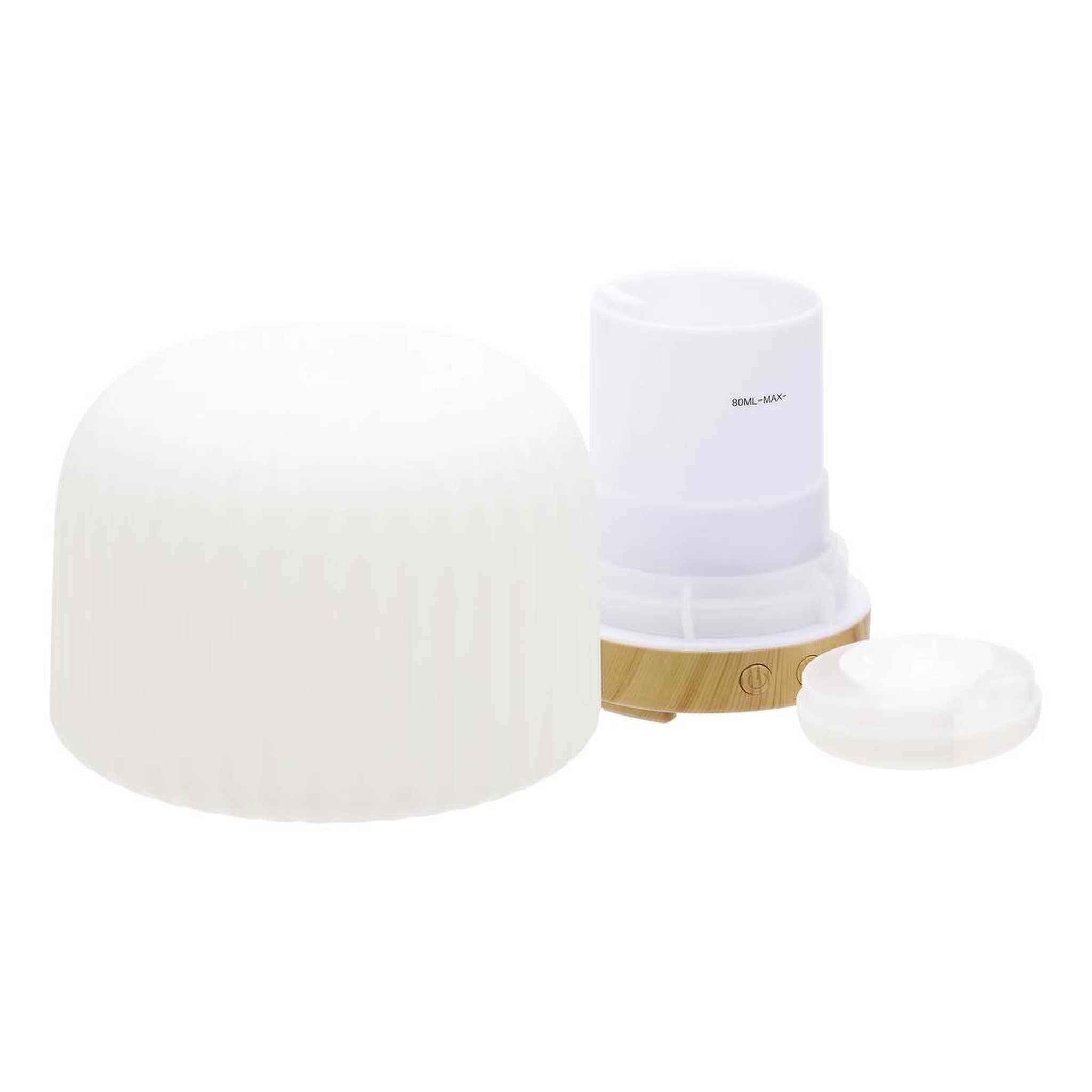 Voir la diapositive 3 : ATMOSPHERA Diffuseur huile essentielle & 4 huiles  marta  14cm blanc