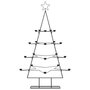 Voir la diapositive 4 : VIDAXL Arbre de Noël en métal pour décoration noir 140 cm