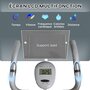 Voir la diapositive 4 : HOMCOM Vélo d'appartement pliable grand confort dossier selle réglable poignées ergonomiques écran LCD multifonction support tablette acier blanc gris