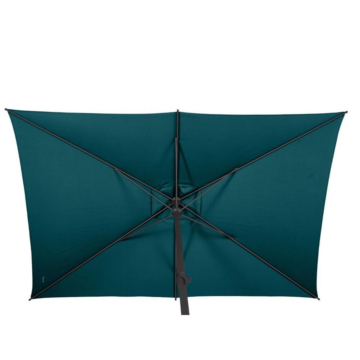 HESPERIDE Parasol droit rectangulaire Loompa Bleu canard - 3 x 2 m - Hespéride