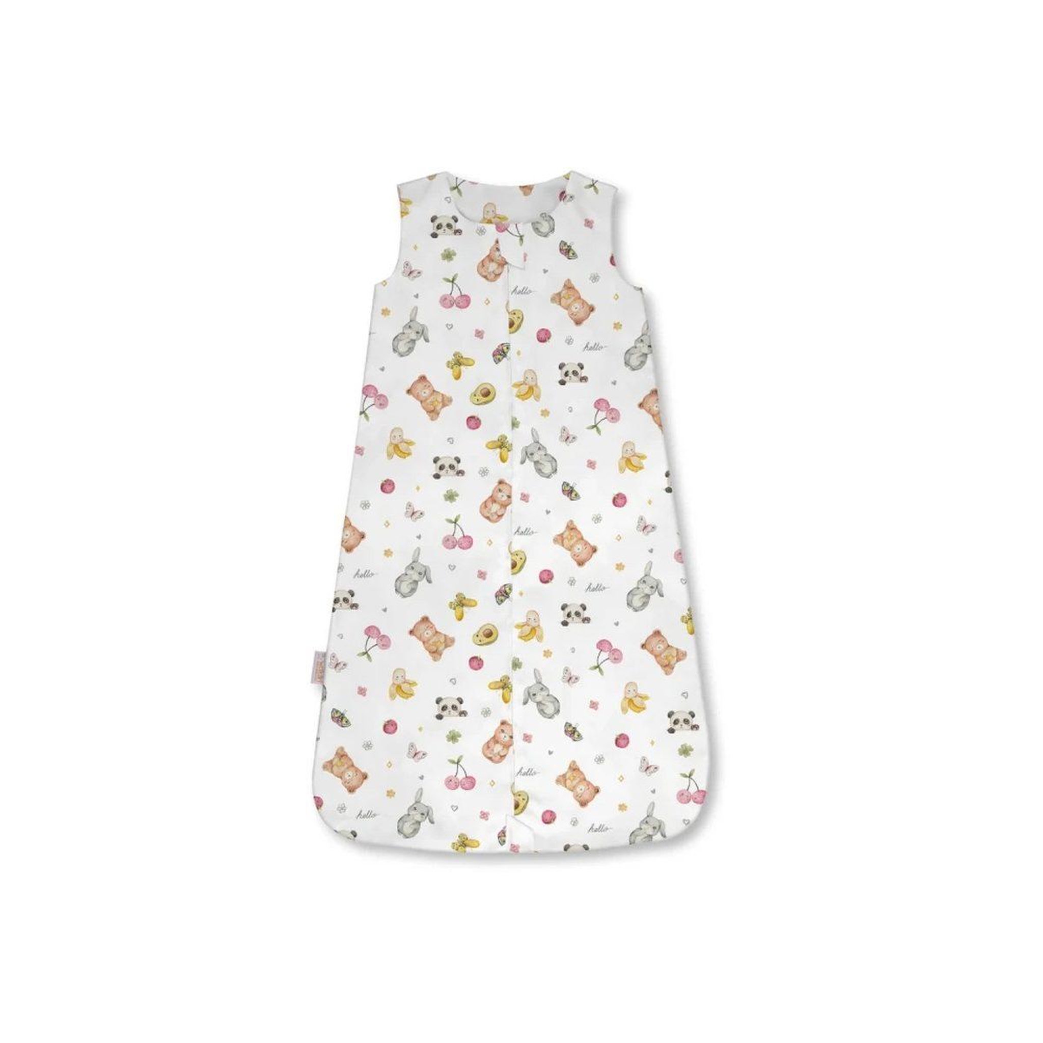 WALDIN Gigoteuse en bambou 50 × 90 cm 0,5 TOG - taille M - motif bonbons, blanc