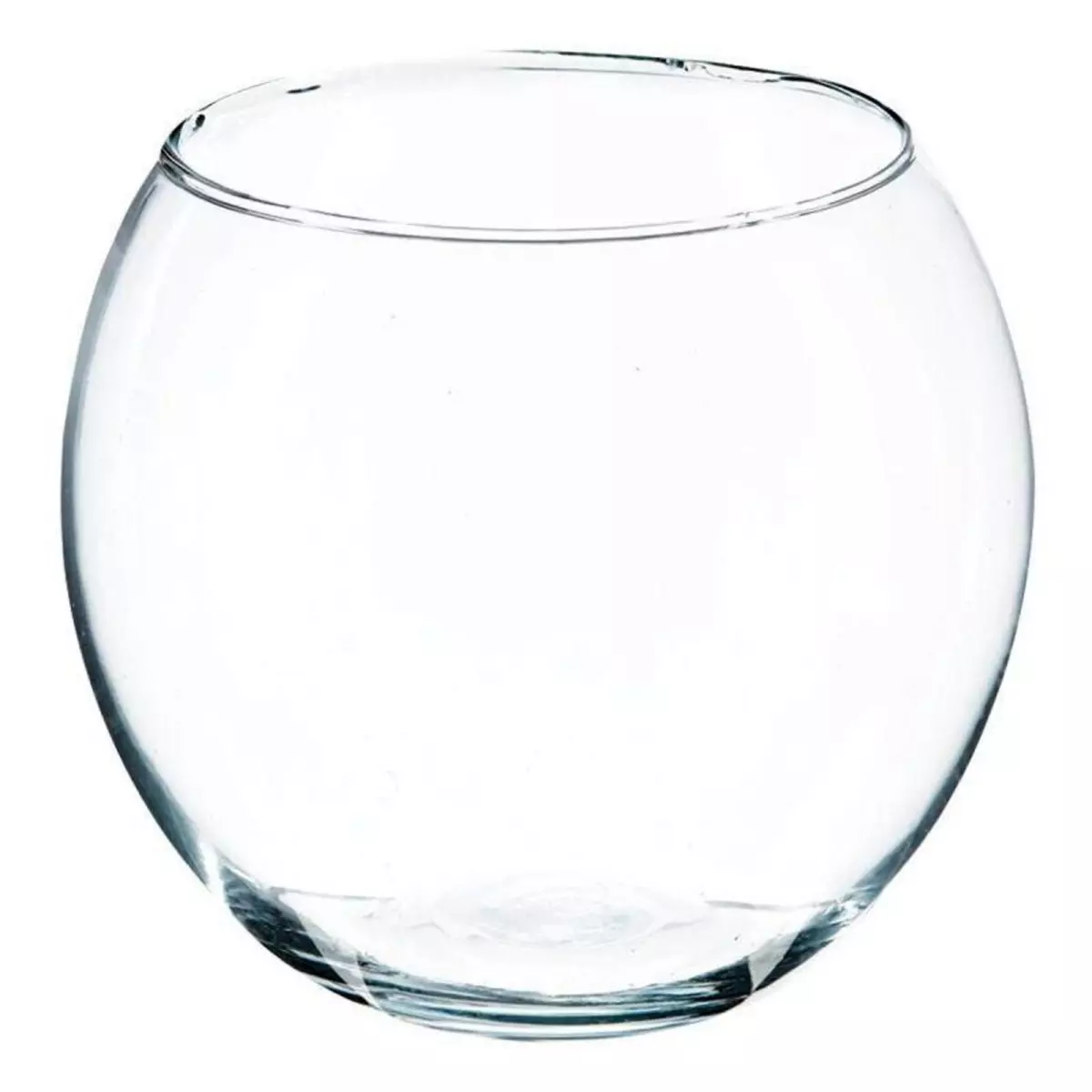 ATMOSPHERA Vase Boule en Verre  Frost  15cm Transparent
