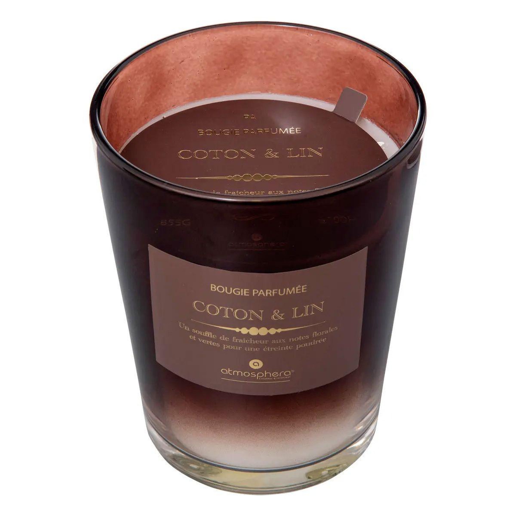 Voir la diapositive 2 : ATMOSPHERA Bougie parfumée  alma  855g coton & lin