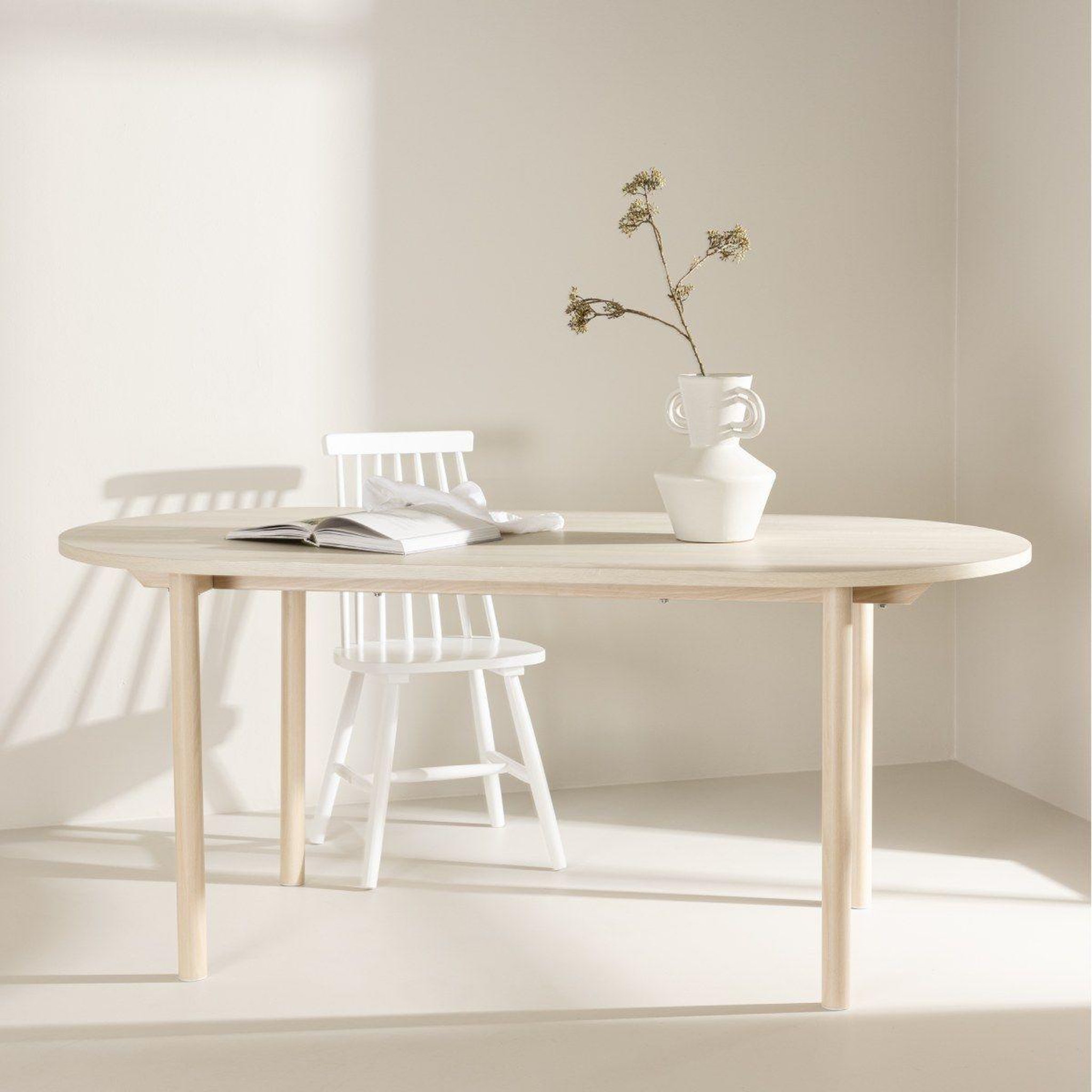 Voir la diapositive 5 : Paris Prix Table à manger design  andy  180cm blanc