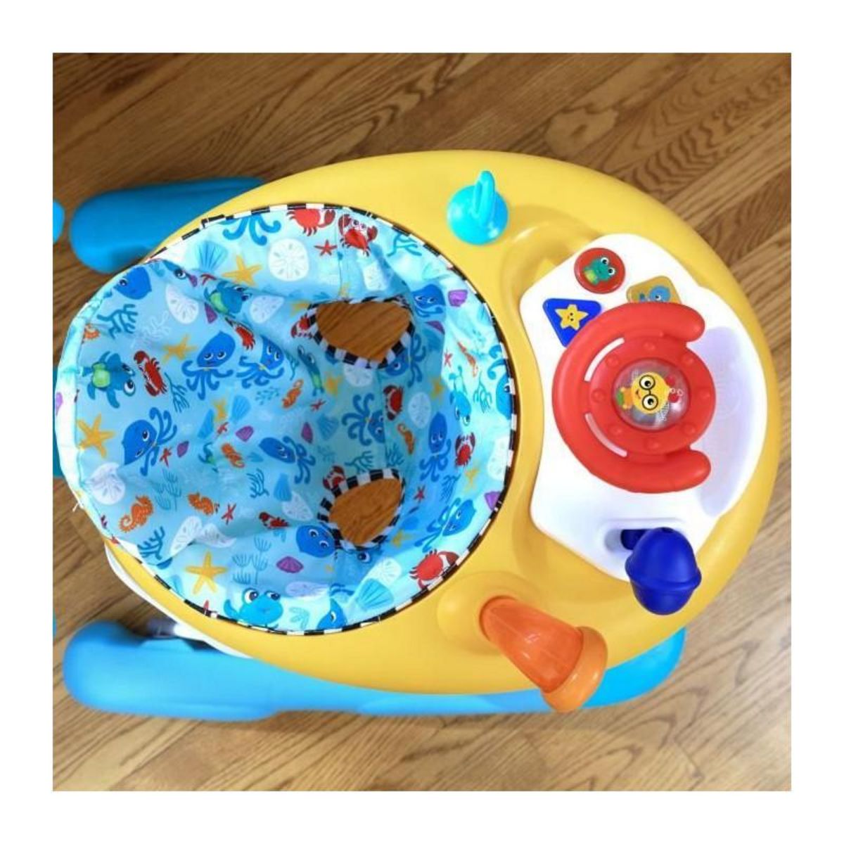 BABY EINSTEIN Trotteur sous marin - BABY EINSTEIN - Ocean Explorers Dive & Discover 3 en 1 - Jouet amovible pour jouer par terre