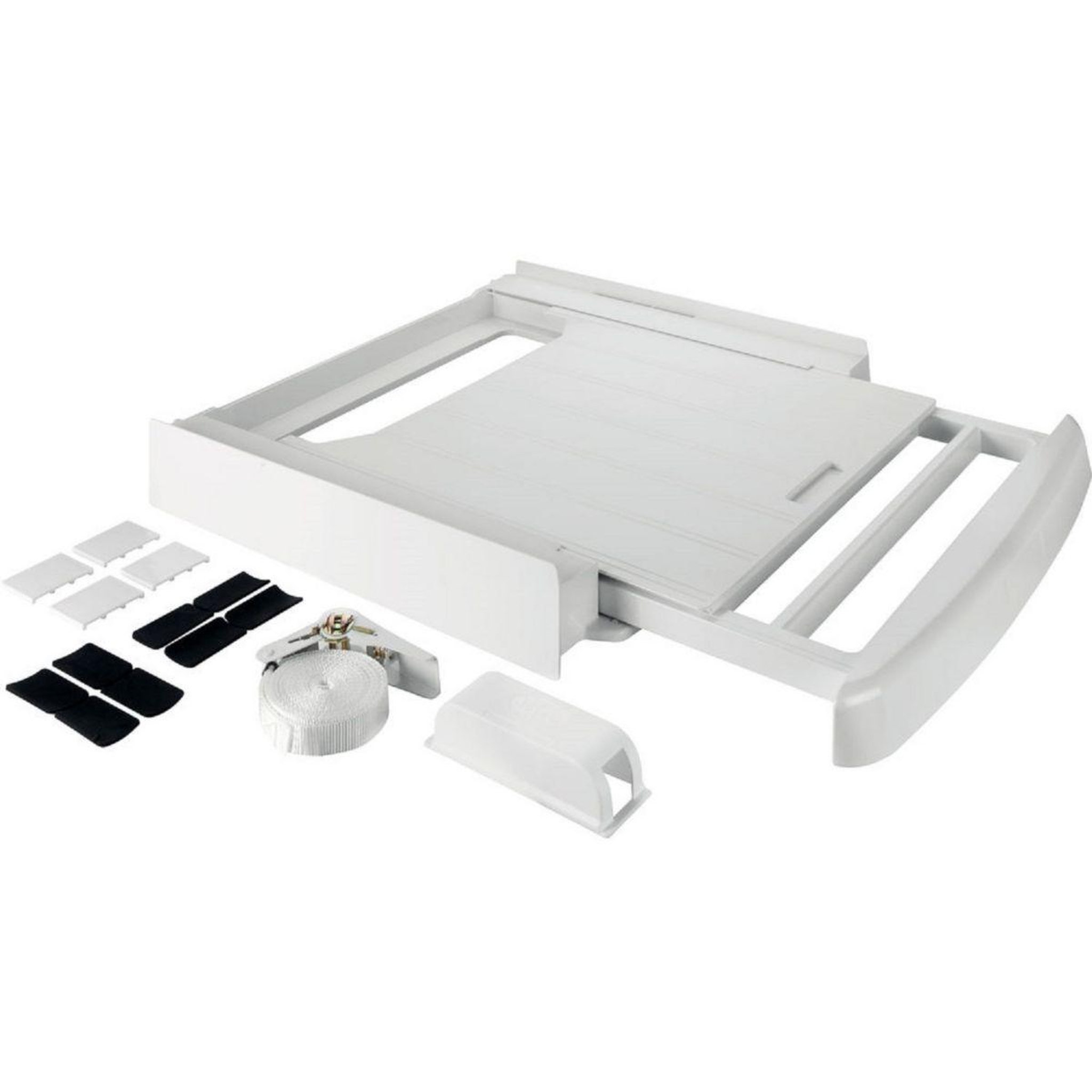 Voir la diapositive 4 : WPRO Kit de superposition skp101 universel lave-linge/sèche-linge