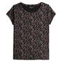 Voir la diapositive 3 : INEXTENSO T-shirt manche courte noir fantaisie femme