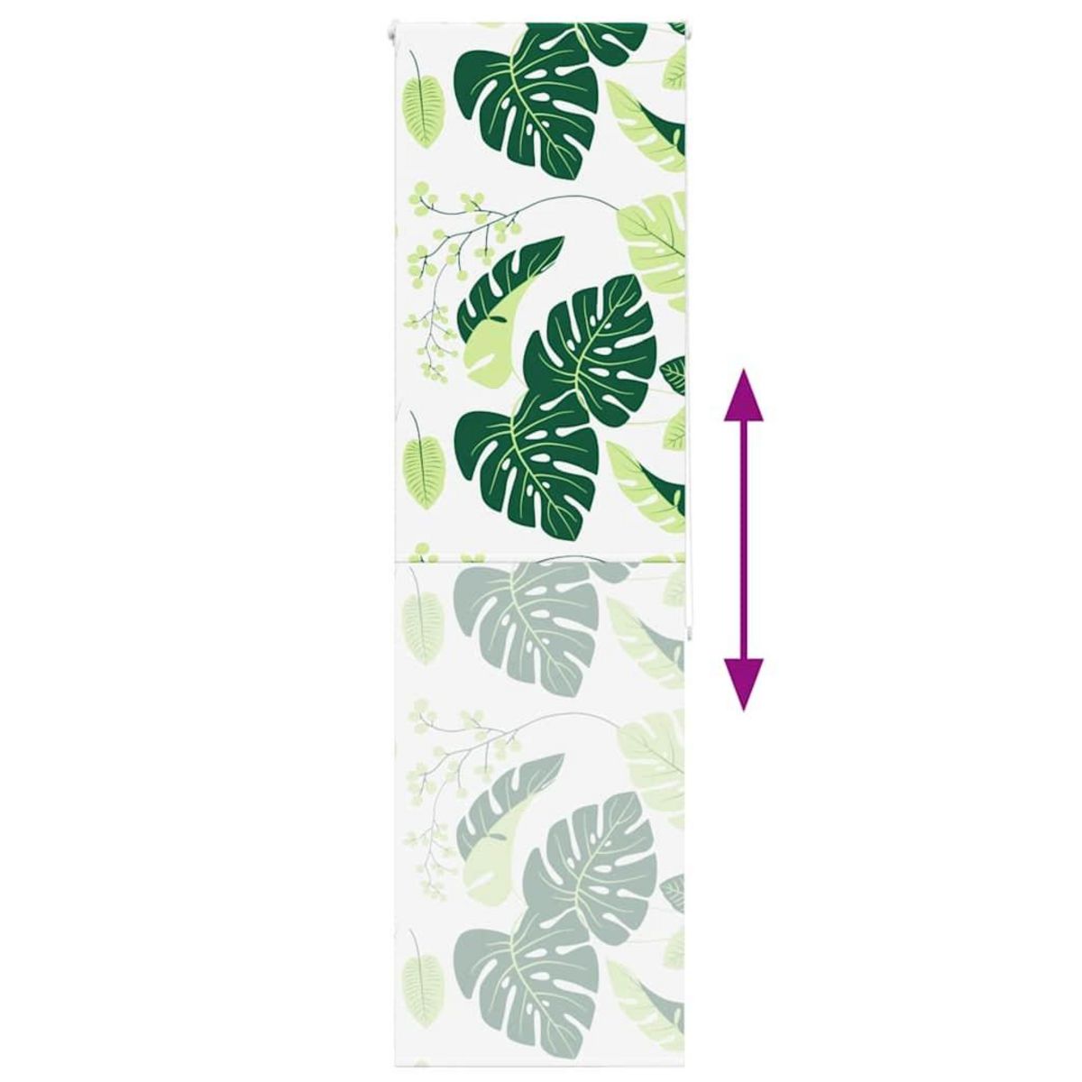 VIDAXL Store enrouleur de douche 70x240 cm largeur du tissu 66 cm