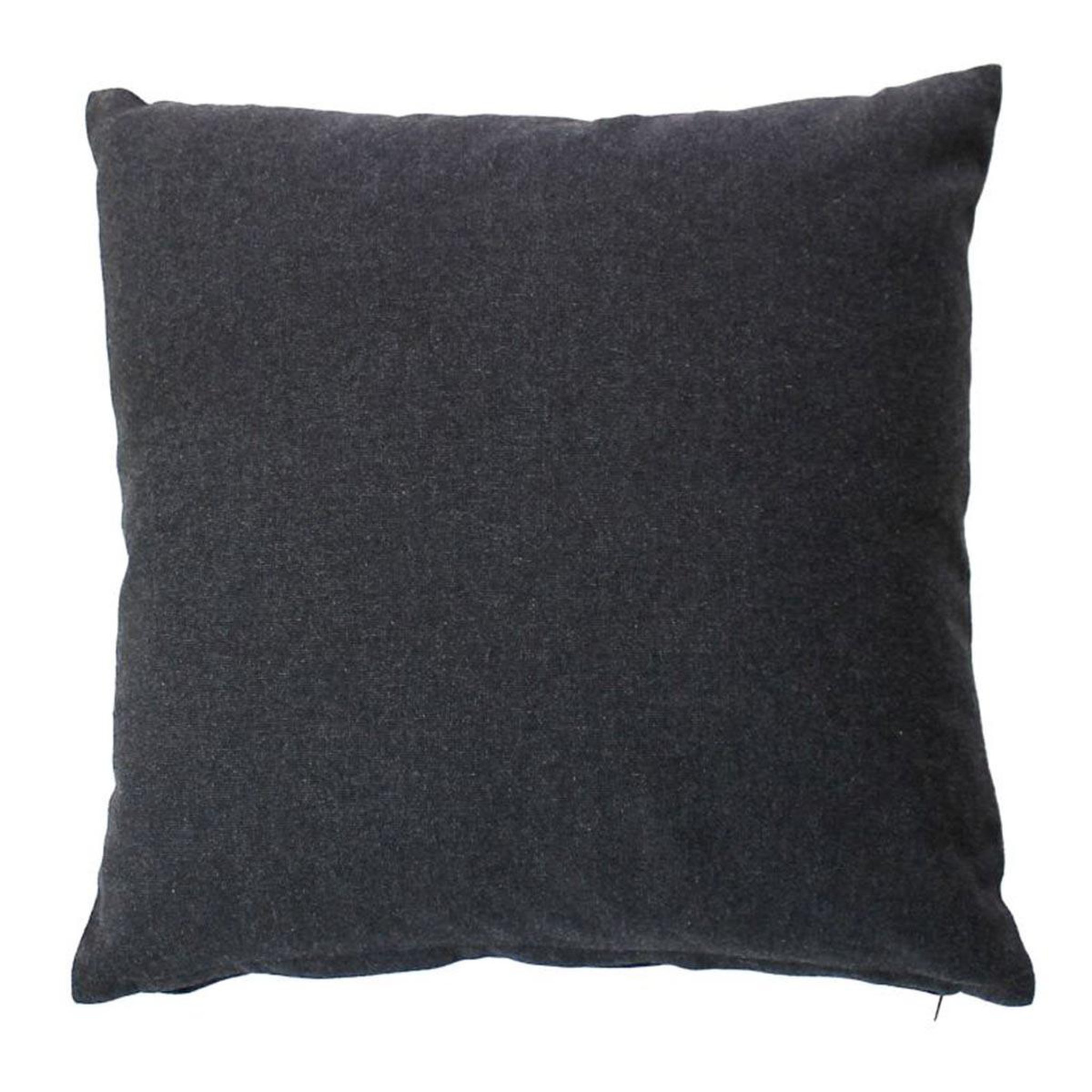 ENJOY HOME Coussin déco uni  dune  40x40cm gris foncé